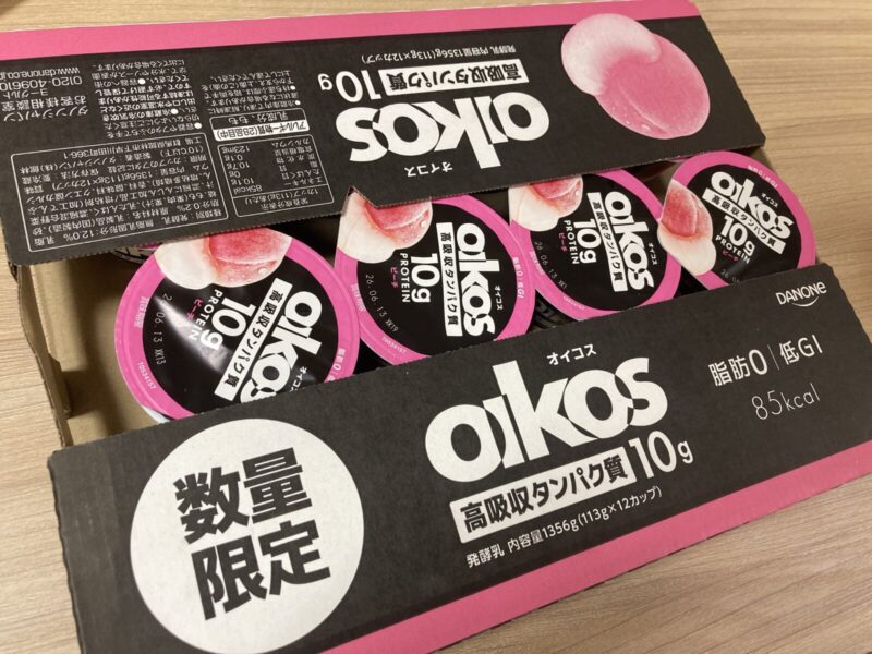 コストコにオイコスピーチが新登場！甘すぎない爽やかなピーチソースが絶妙！