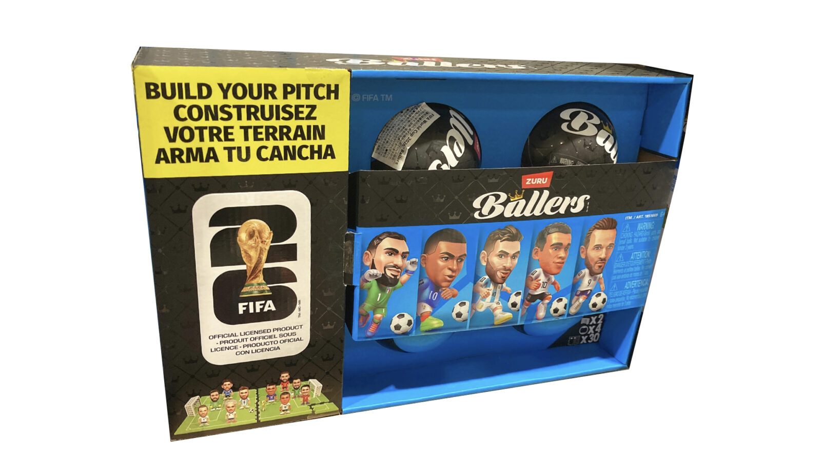 【コストコ新商品】ZURUボーラーズ FIFAワールドカップ2026（4個入りパック）