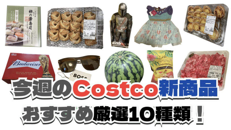 【コストコ】今週6月29日〜7月5日に買いたい新商品おすすめ10選！