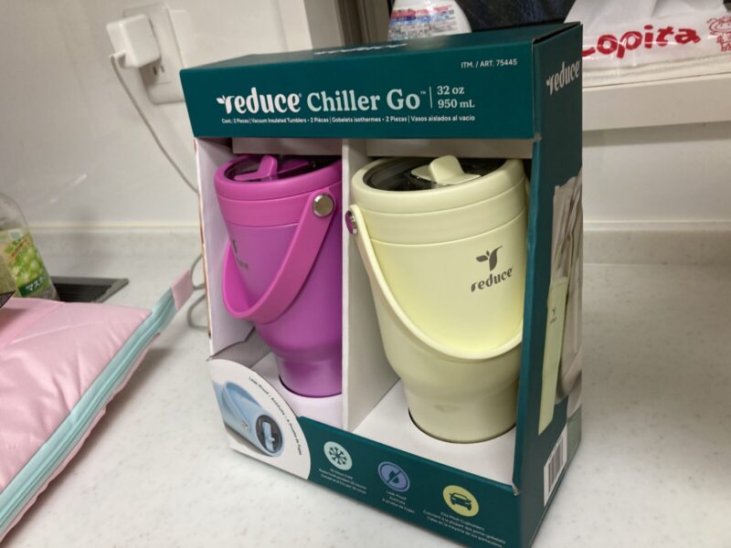 コストコ新商品のREDUCE CHILLER GO真空断熱ステンレスマグセット レビュー