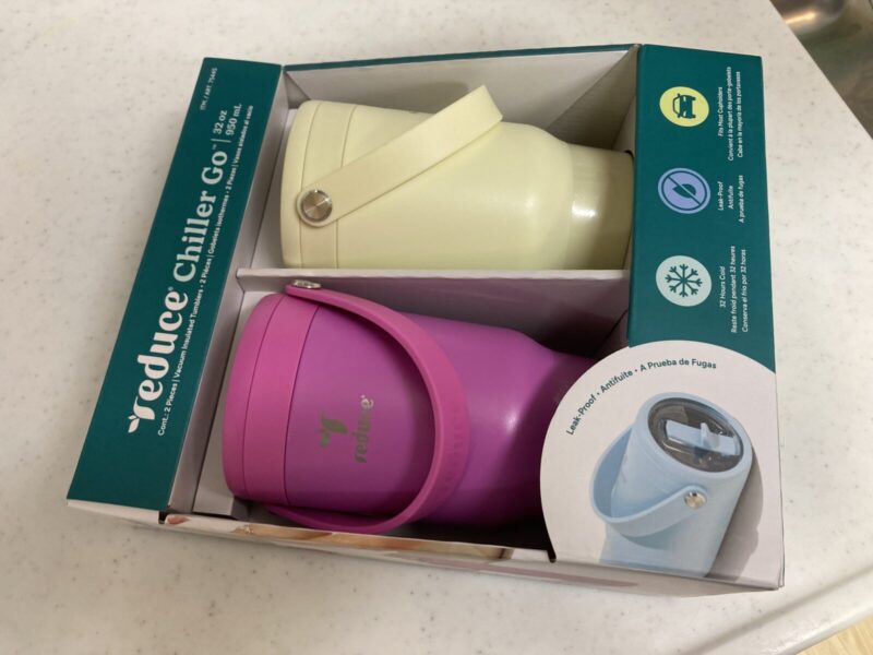 この夏大活躍間違いなし！コストコ新商品のREDUCE / CHILLER GO 真空断熱ステンレスマグセット