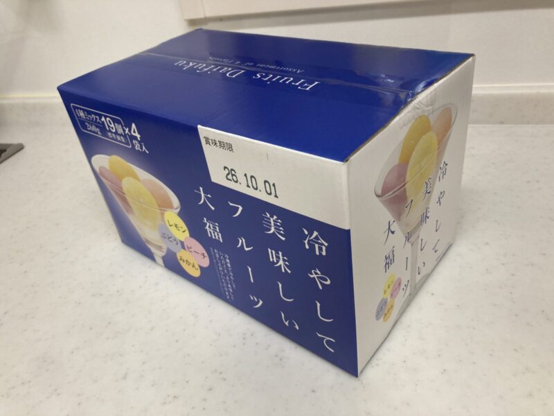 コストコ新商品の千年屋 冷やして美味しいフルーツ大福を実食レビュー！