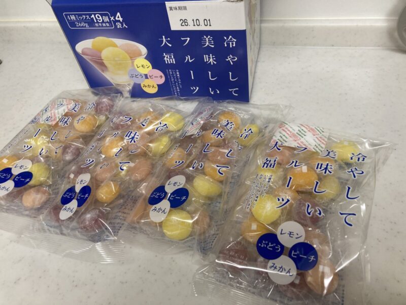 コストコ新商品の千年屋 冷やして美味しいフルーツ大福を実食レビュー！