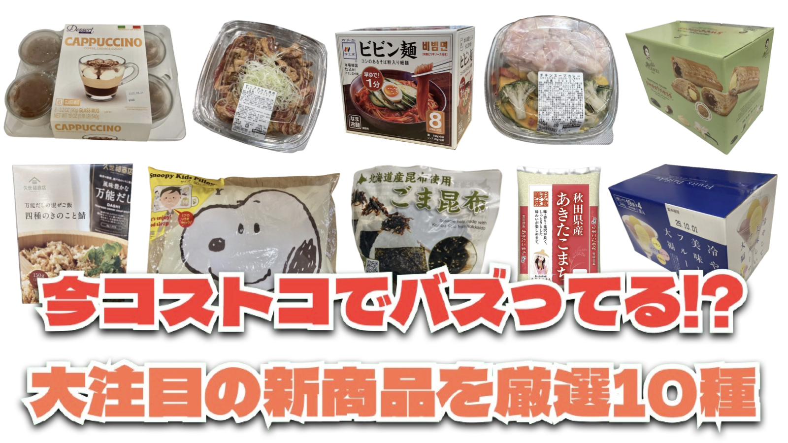 【コストコ】今バズっている注目の新作おすすめ商品10選！#Part63