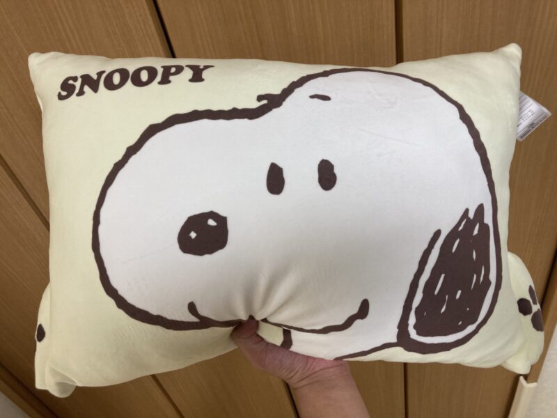 コストコで購入した新商品の西川スヌーピーキッズまくらを実際に使ってみて