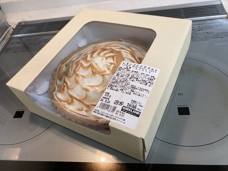 コストコ新商品レモンメレンゲタルトを実食!ふわふわメレンゲと爽やかな酸味が絶品