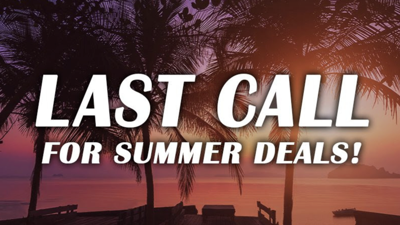 コストコ最新の割引クーポン情報「LAST CALL FOR SUMMER DEALS!」