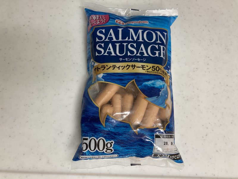コストコ新商品の日本ハム サーモンソーセージを実食レビュー!