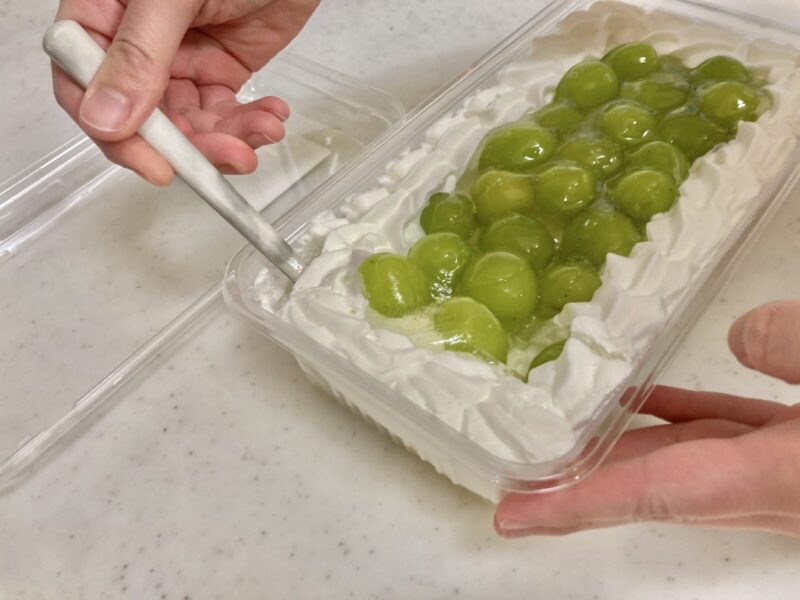 コストコ新商品のシャインマスカットスクープケーキを実食レビュー!