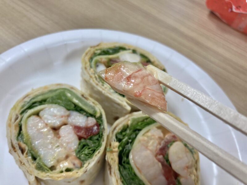 コストコ新商品のシュリンプアボカドハイローラーを実食レビュー!