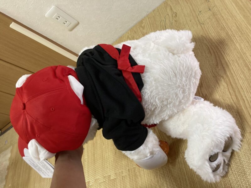 コストコ新商品のコストコ店員(スタッフ仕様)テディーベアぬいぐるみをレビュー