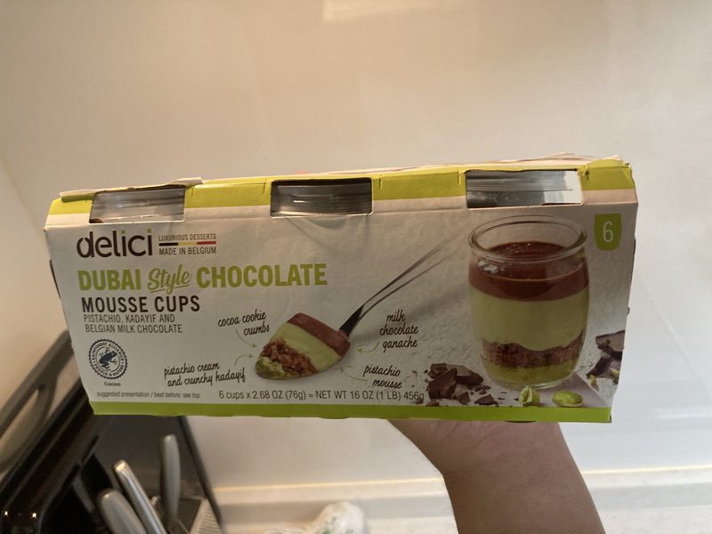 コストコ新商品のドバイスタイルチョコレートムースを実食レビュー！