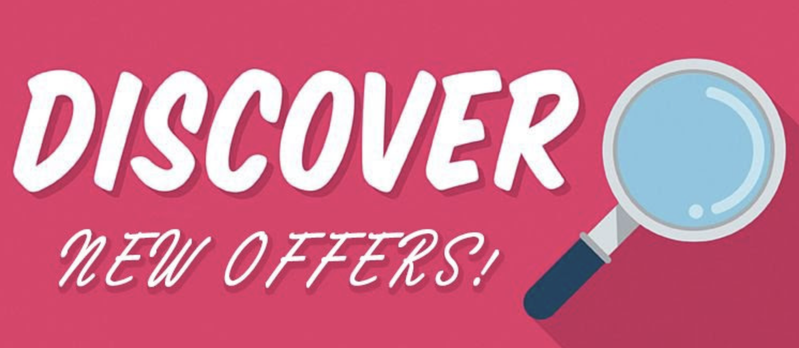 コストコ最新の割引クーポン情報「DISCOVER NEW OFFERS!」