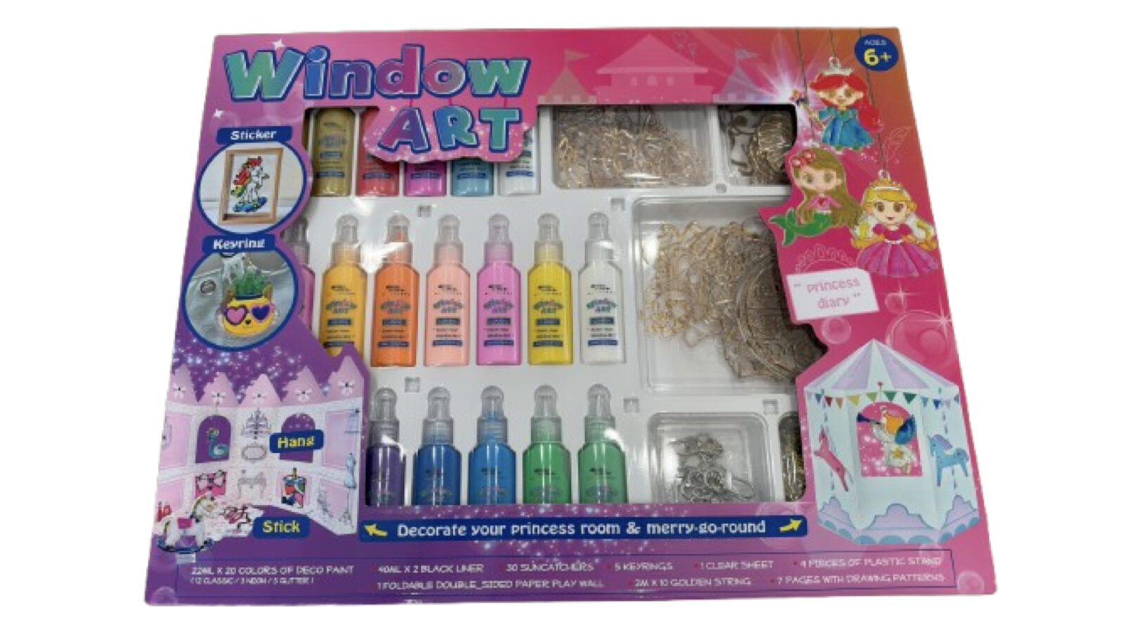 コストコ新商品「Window Art」をレビュー!30種類作れる豪華なウィンドウアートセット