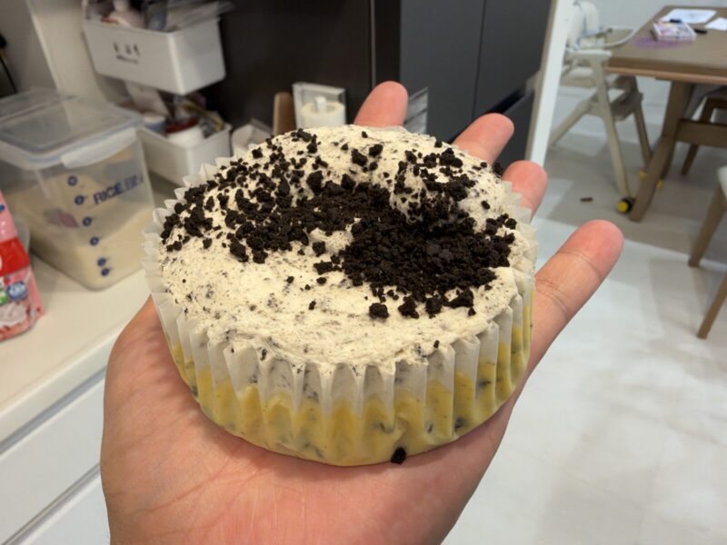 コストコ新商品のクッキークリームチーズケーキを実食レビュー！