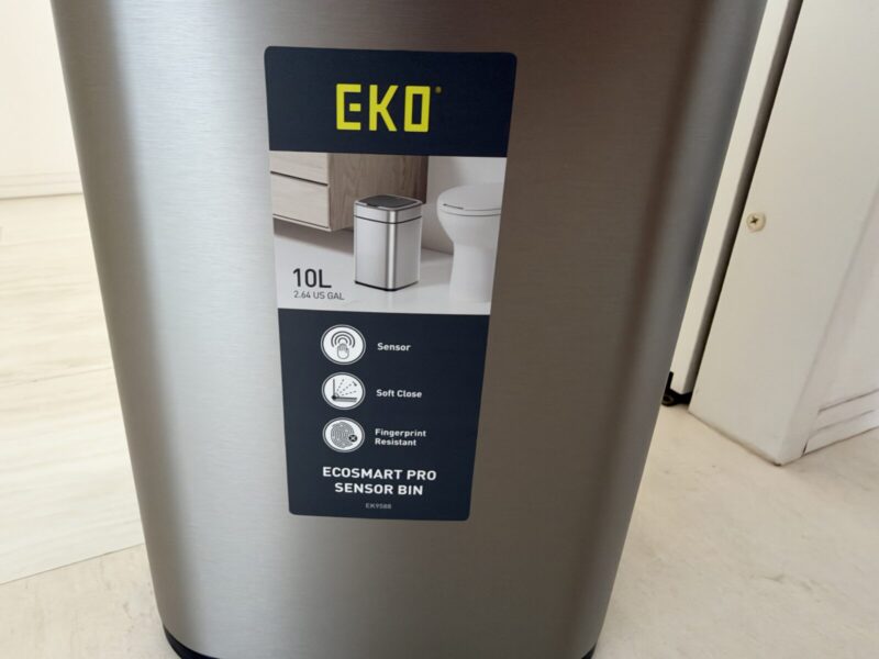 コストコで購入した新商品のEKOセンサーゴミ箱10L・2個セット