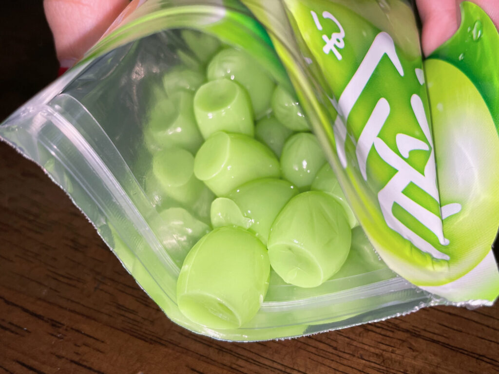 ドンキ購入品のむぎゅーっと生グミマスカットを実食レビュー!