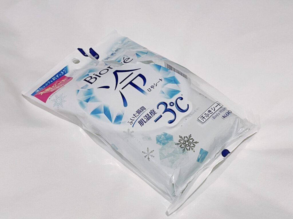 ドンキ購入品のビオレ冷シート無香性を使用レビュー!
