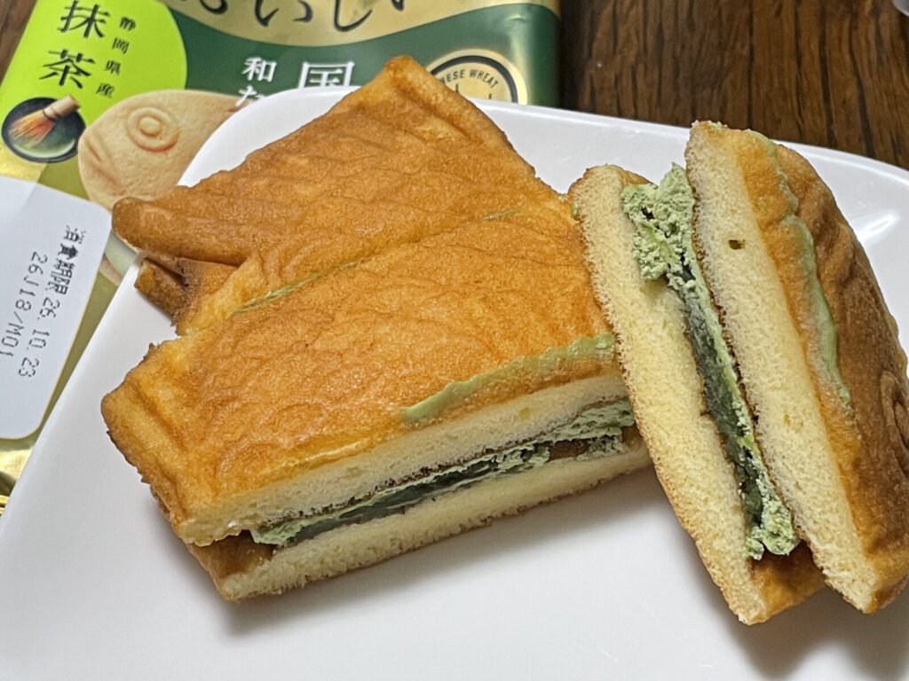 【4】国産小麦・和たい焼（抹茶）
