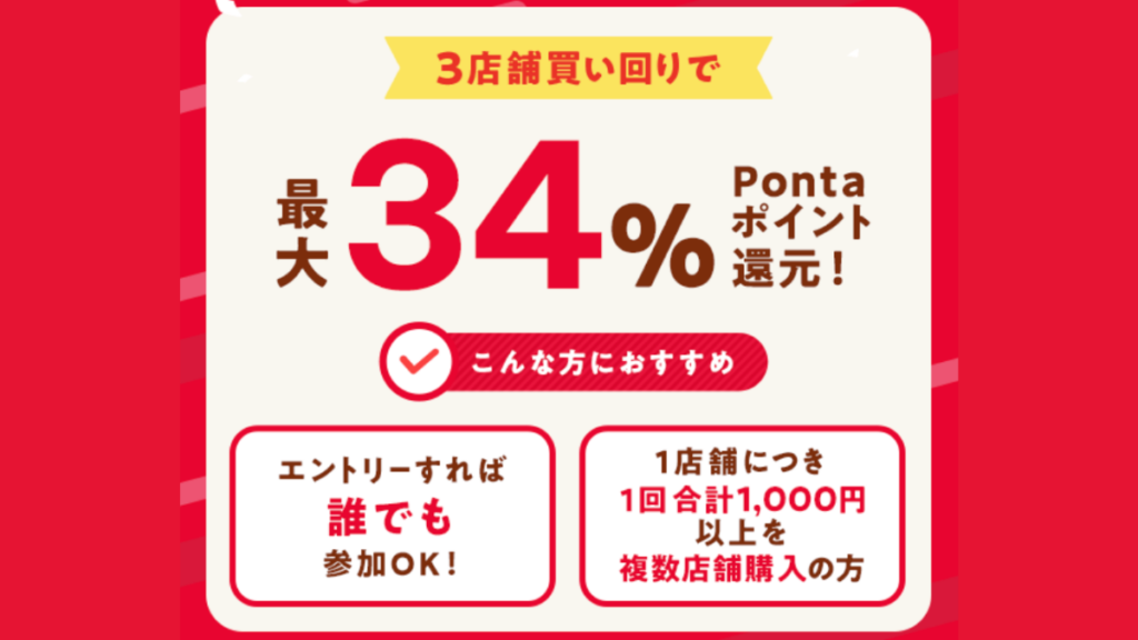 auPAYマーケット2026年9月三太郎の日お買い物ラリー