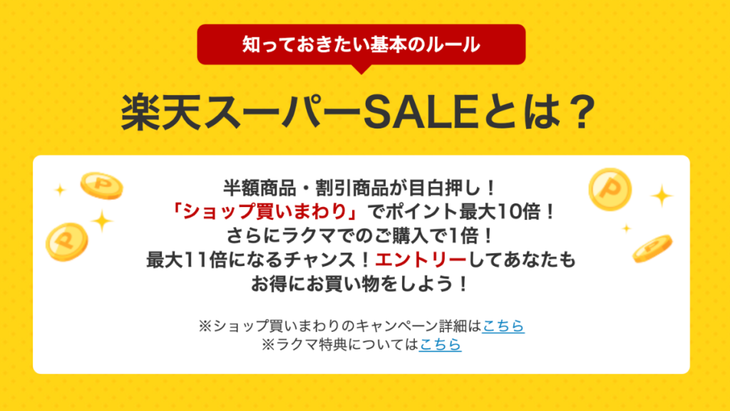 楽天スーパーSALEとは？