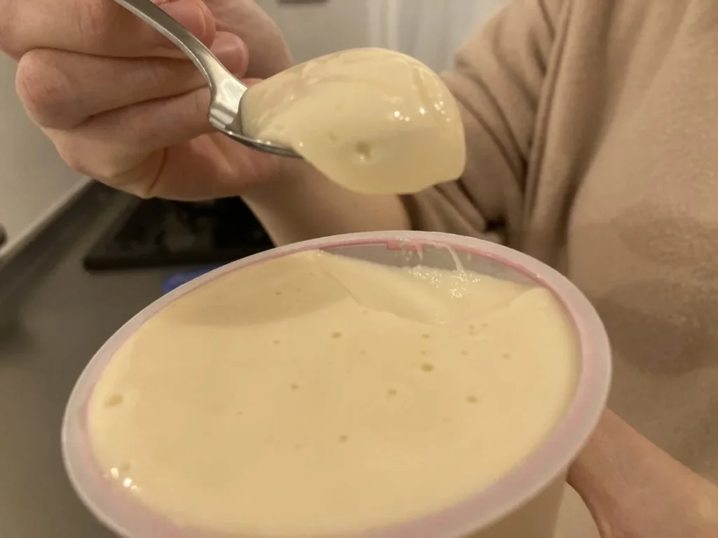 ロピタのほっぺ杏仁豆腐マンゴーソースを実食レビュー!